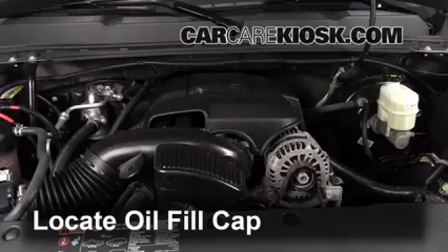 2013 Chevrolet Silverado 1500 LT 5.3L V8 FlexFuel Crew Cab Pickup Aceite Agregar aceite